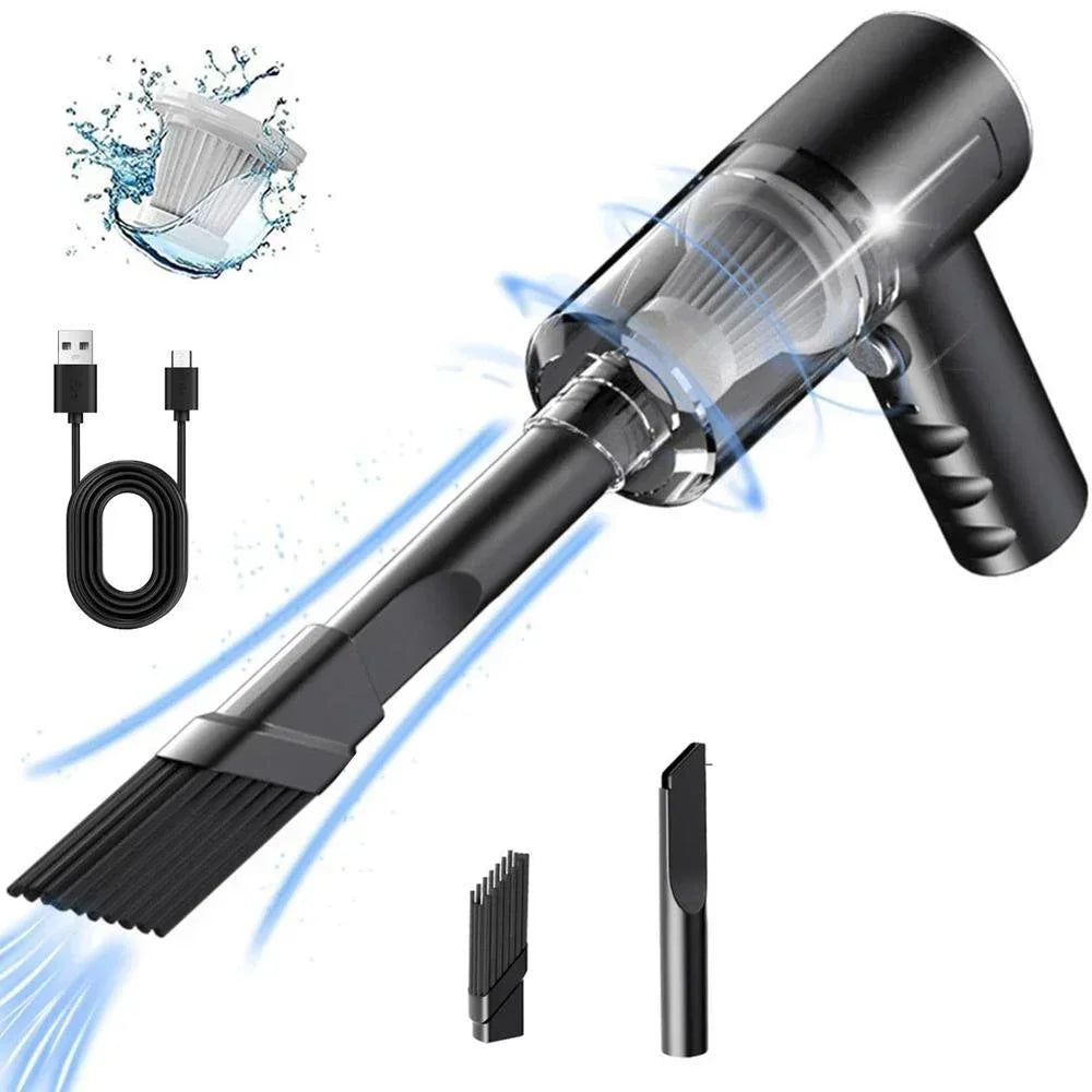 120W High-Power Wireless Vacuum Cleaner – Powerful, Portable & Perfect for Home and Car
